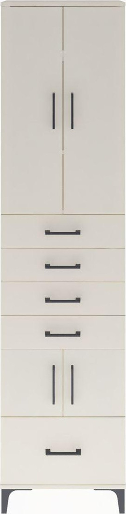 Arges Dolap 4 Raflı 5 Çekmeceli 4 Kapaklı 60x30x243 Aytaşı-Aytaşı