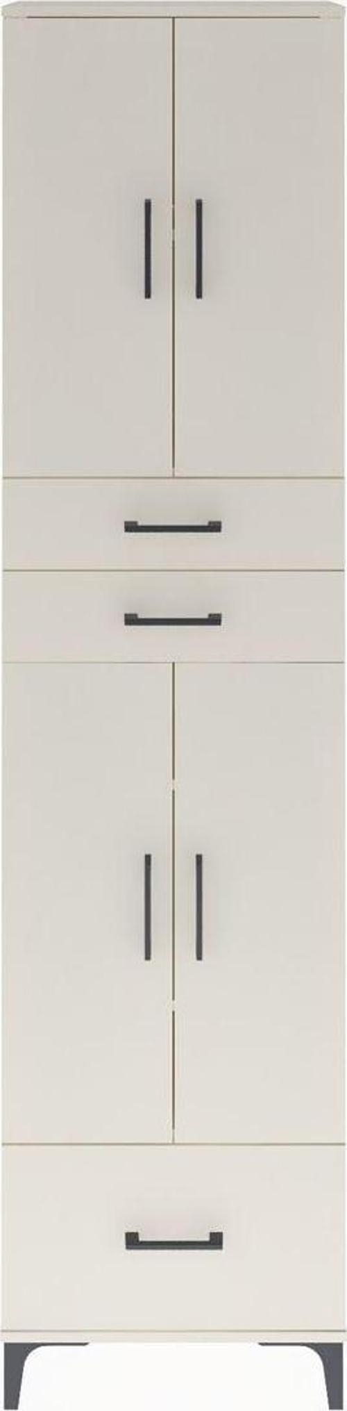 Arges Dolap 5 Raflı 3 Çekmeceli 4 Kapaklı 60x30x243 Aytaşı-Aytaşı