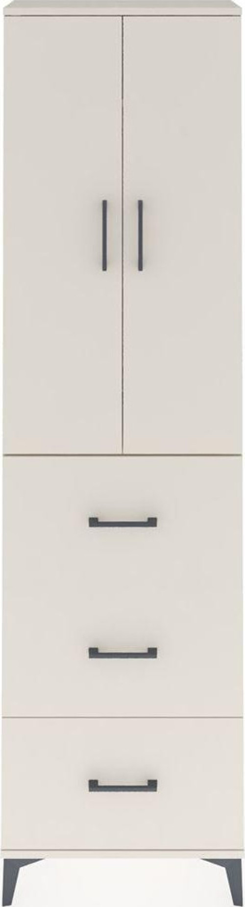 Arges Dolap 2 Raflı 3 Çekmeceli Tek Askılı 60x30x221 Aytaşı-Aytaşı