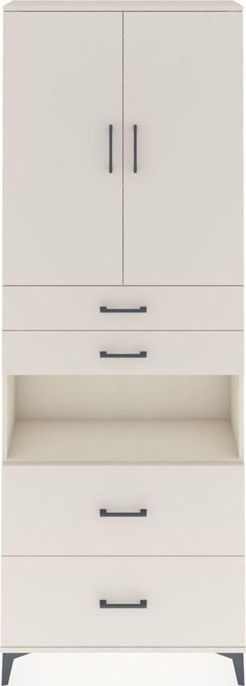 Arges Dolap 4 Raflı 4 Çekmeceli 2 Kapaklı 88x30x243 Aytaşı-Aytaşı