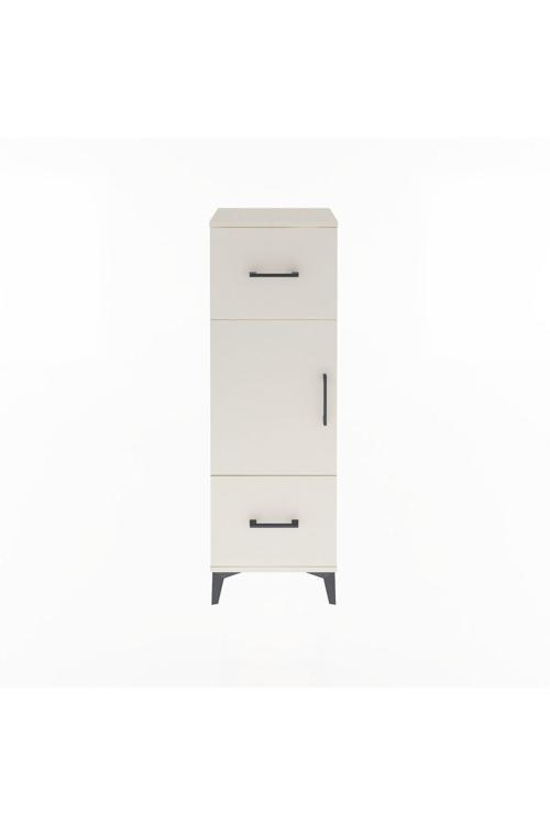 Arges Dolap 2 Raflı 2 Çekmeceli Tek Kapaklı 44x30x134 Aytaşı-Aytaşı