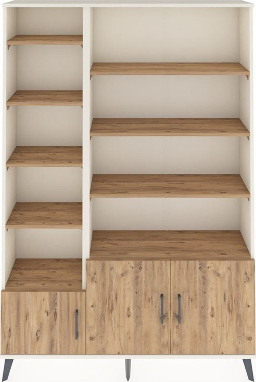 Arges Gardrop 10 Raflı 3 Kapaklı 132x30x195 Aytaşı-Çam