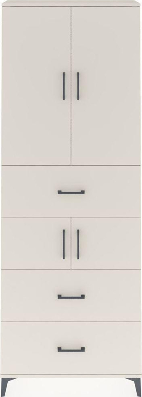 Arges Dolap 4 Raflı 3 Çekmeceli 4 Kapaklı 88x30x243 Aytaşı-Aytaşı