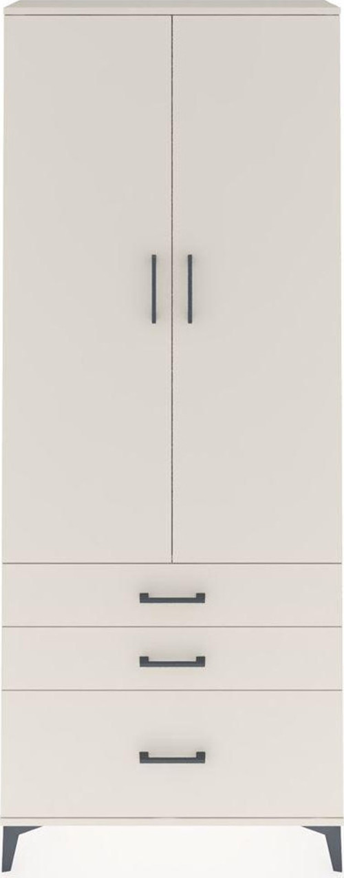 Arges Dolap 2 Raflı 3 Çekmeceli Tek Askılı 88x30x221 Aytaşı-Aytaşı