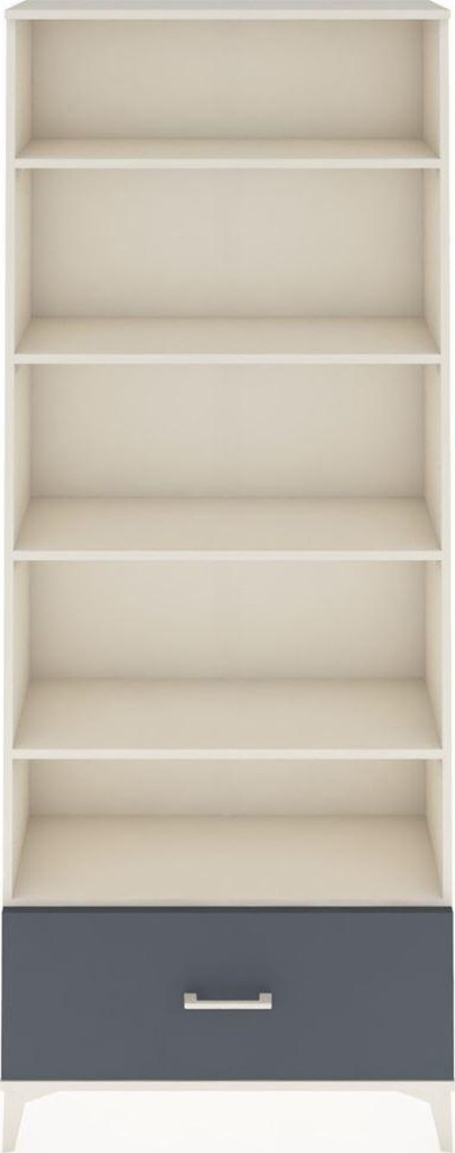 Arges Dolap 5 Raflı Tek Çekmeceli 88x30x221 Aytaşı-Antrasit