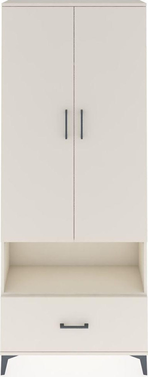 Arges Dolap 4 Raflı Tek Çekmeceli 2 Kapaklı 88x30x221 Aytaşı-Aytaşı