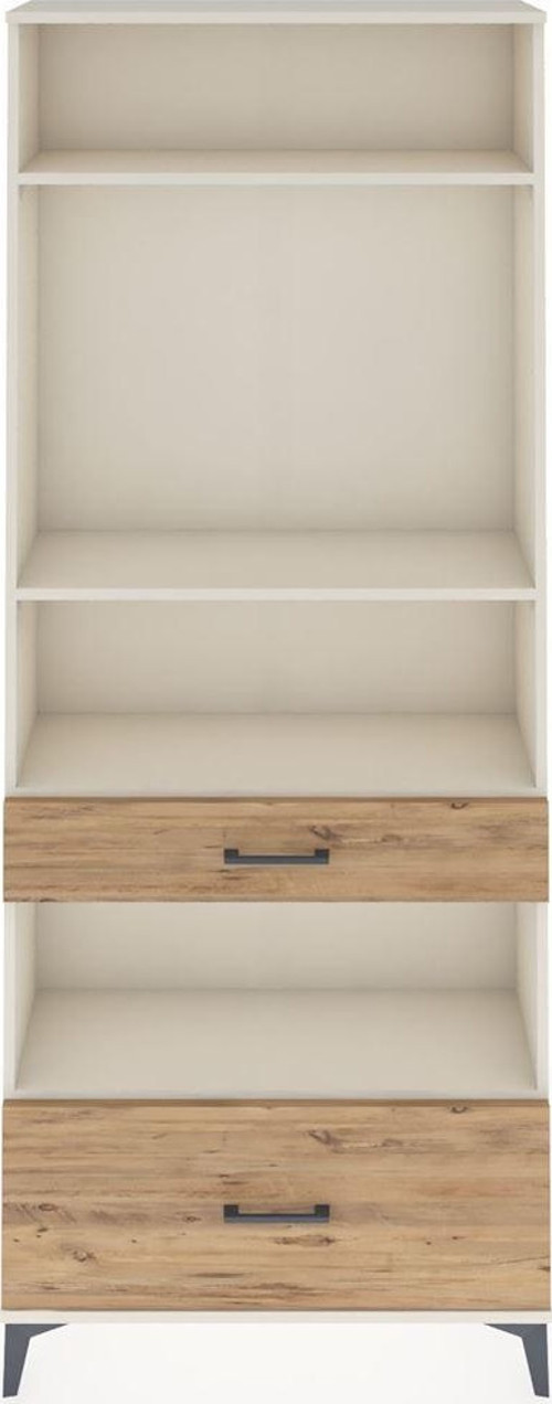 Arges Dolap 4 Raflı 2 Çekmeceli 88x30x221 Aytaşı-Çam