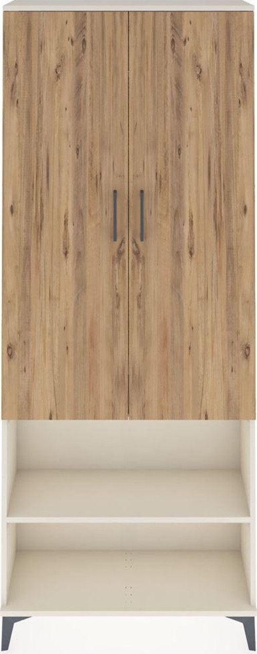 Arges Dolap 3 Raflı 2 Kapaklı 1 Askılı 88 x 30 x 221 cm Aytaşı - Çam