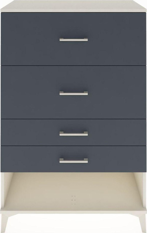 Hyperion Dolap 4 Çekmeceli 88 x 44 x 134 cm Aytaşı - Antrasit