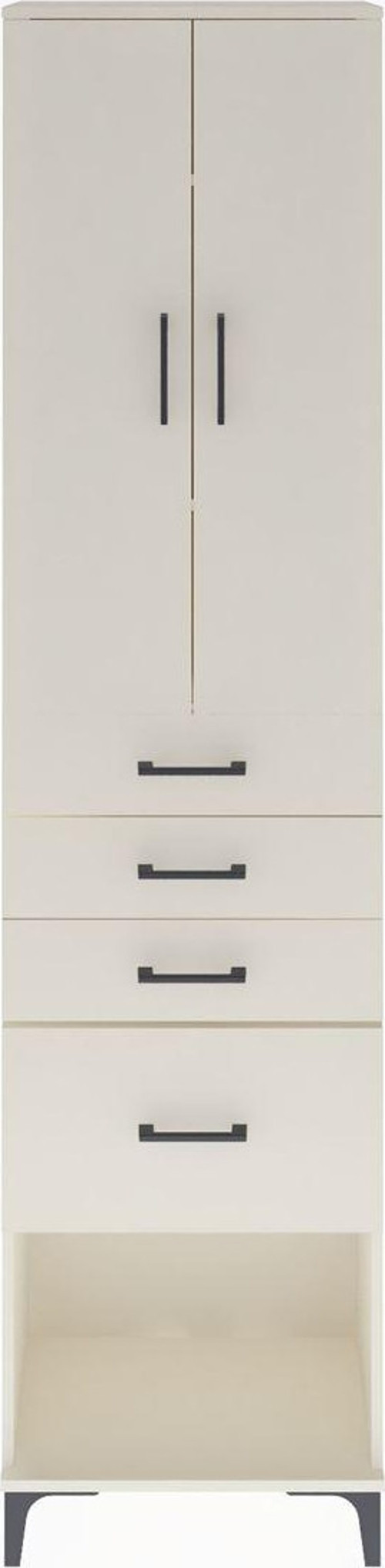 Arges Dolap 3 Raflı 4 Çekmeceli 2 Kapaklı 60 x 30 x 243 cm Aytaşı - Aytaşı