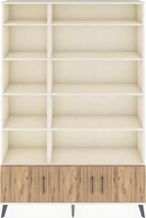 Arges Dolap 10 Raflı 3 Kapaklı 132x30x195 Aytaşı-Çam/Aytaşı