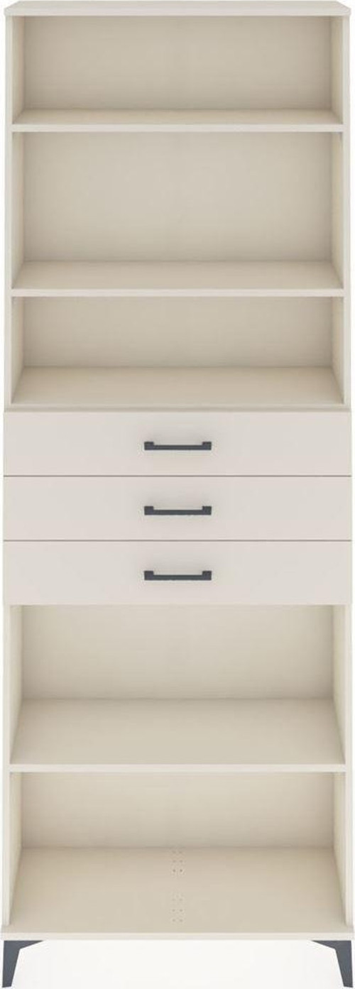 Arges Dolap 4 Raflı 3 Çekmeceli 88x30x243 Aytaşı-Aytaşı
