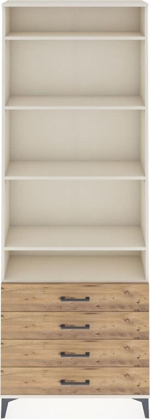 Arges Dolap 5 Raflı 4 Çekmeceli 88x30x243 Aytaşı-Çam