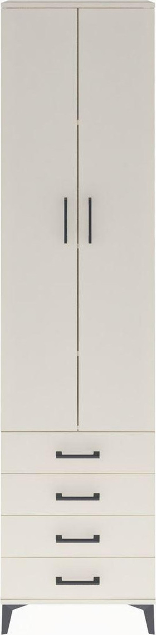 Arges Dolap 4 Raflı 4 Çekmeceli 2 Kapaklı 60x30x243 Aytaşı-Aytaşı