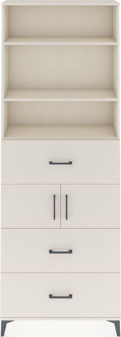 Arges Dolap 4 Raflı 3 Çekmeceli 2 Kapaklı 88x30x243 Aytaşı-Aytaşı