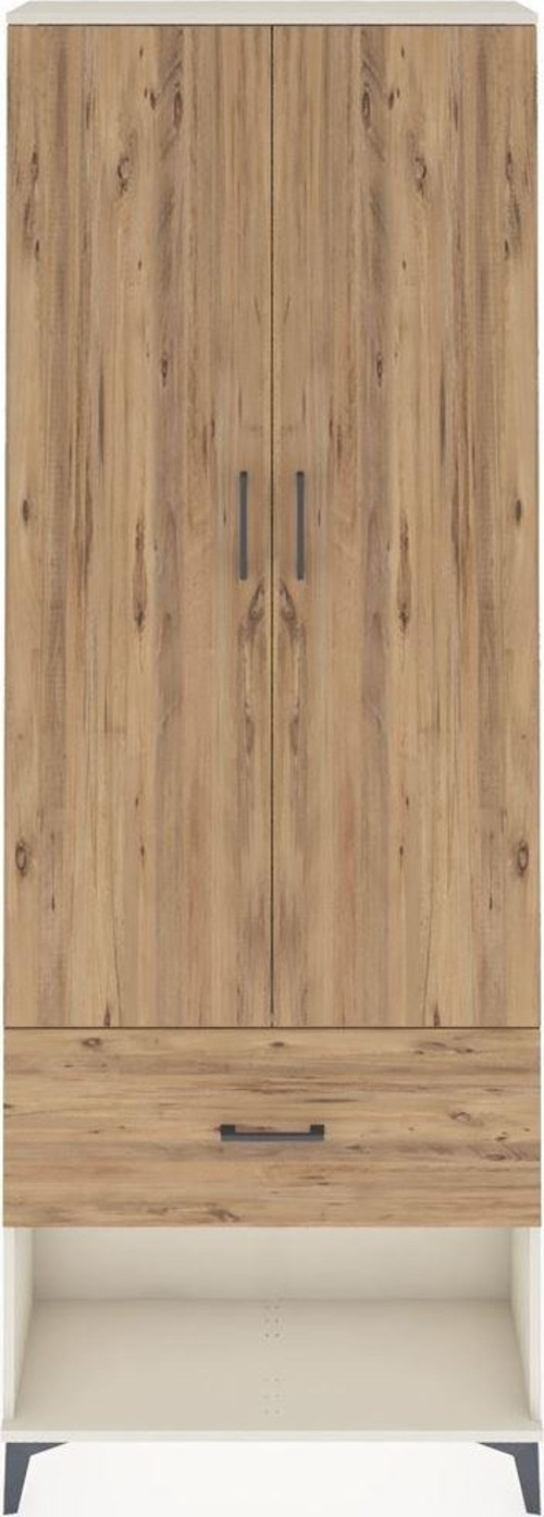 Arges Dolap 1 Raflı 1 Çekmeceli 1 Askılı 88 x 30 x 243 cm Aytaşı - Çam