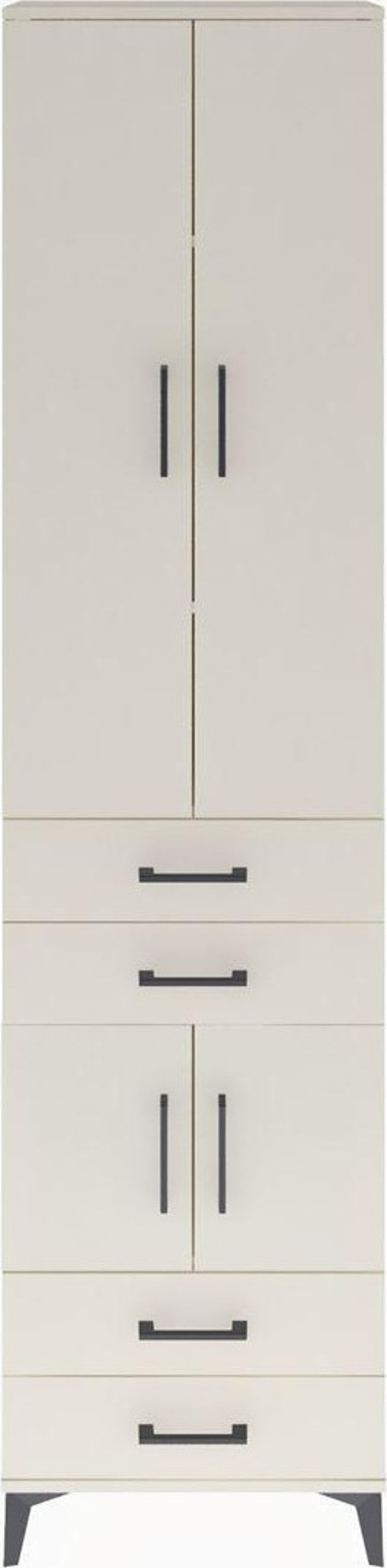Arges Dolap 4 Raflı 4 Çekmeceli 4 Kapaklı 60 x 30 x 243 cm Aytaşı - Aytaşı