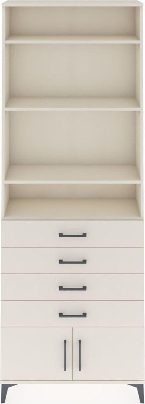 Arges Dolap 4 Raflı 4 Çekmeceli 2 Kapaklı 88x30x243 Aytaşı-Aytaşı