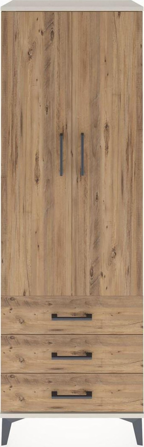 Hyperion Dolap 1 Raflı 3 Çekmeceli 1 Askılı 60 x 44 x 182 cm Aytaşı - Çam