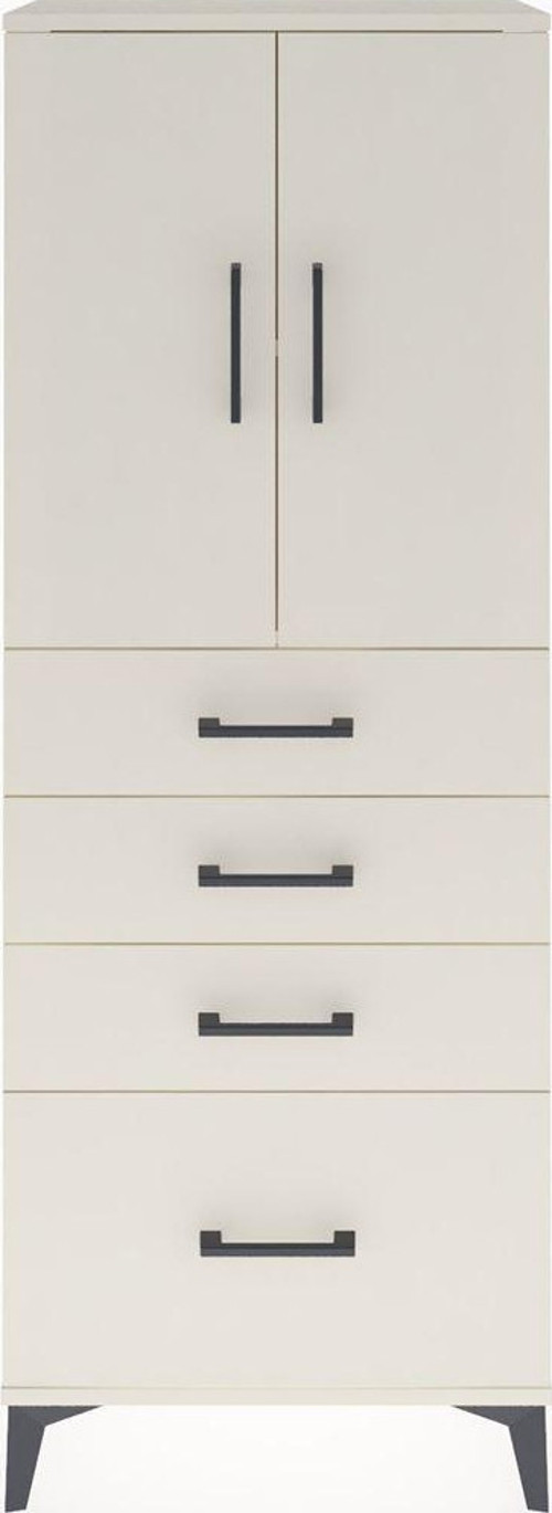 Arges Dolap 2 Raflı 4 Çekmeceli 2 Kapaklı 60x30x163 Aytaşı-Aytaşı