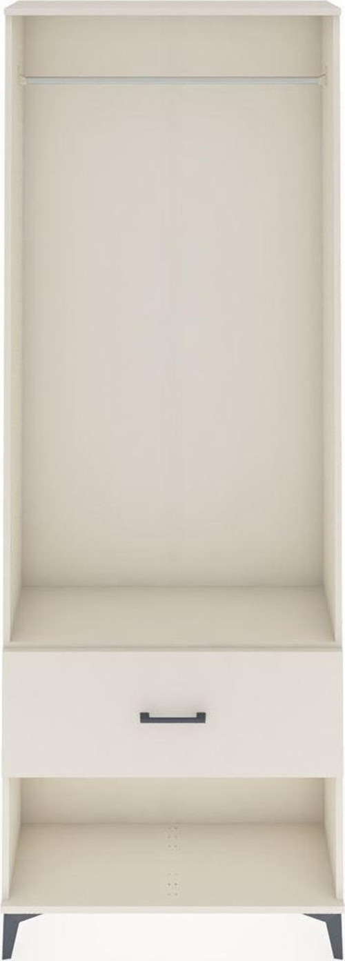 Arges Dolap Tek Raflı Tek Çekmeceli Tek Askılı 88x30x243 Aytaşı-Aytaşı