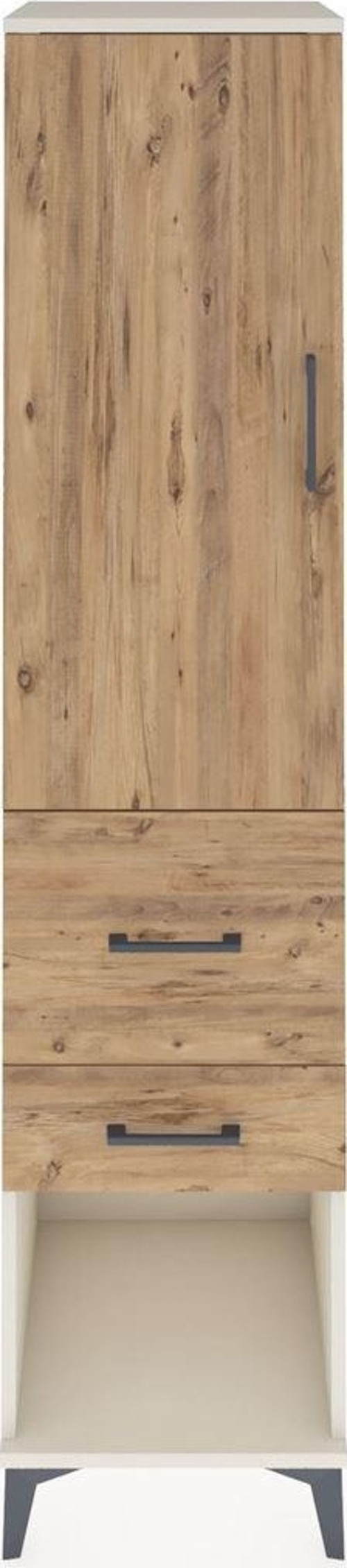 Hyperion Dolap Tek Raflı 2 Çekmeceli Tek Askılı 44x44x195 Aytaşı-Çam