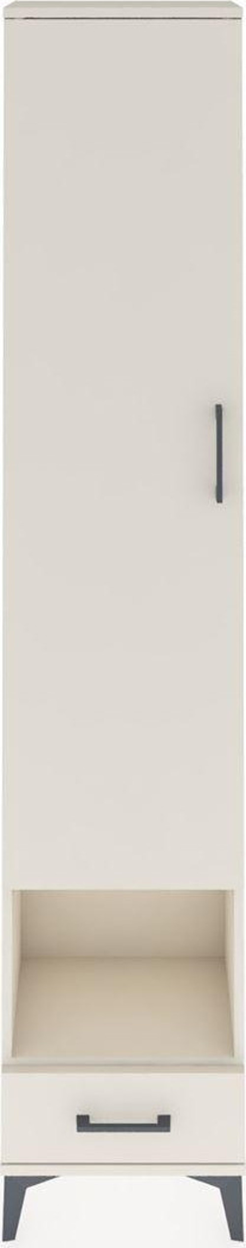 Arges Dolap 3 Raflı Tek Çekmeceli Tek Askılı 44x30x221 Aytaşı-Aytaşı