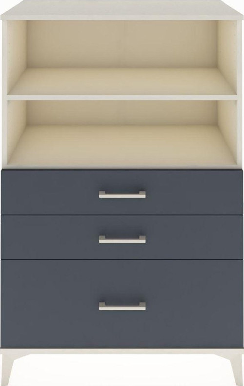 Hyperion Dolap 2 Raflı 3 Çekmeceli 88x44x134 Aytaşı-Antrasit