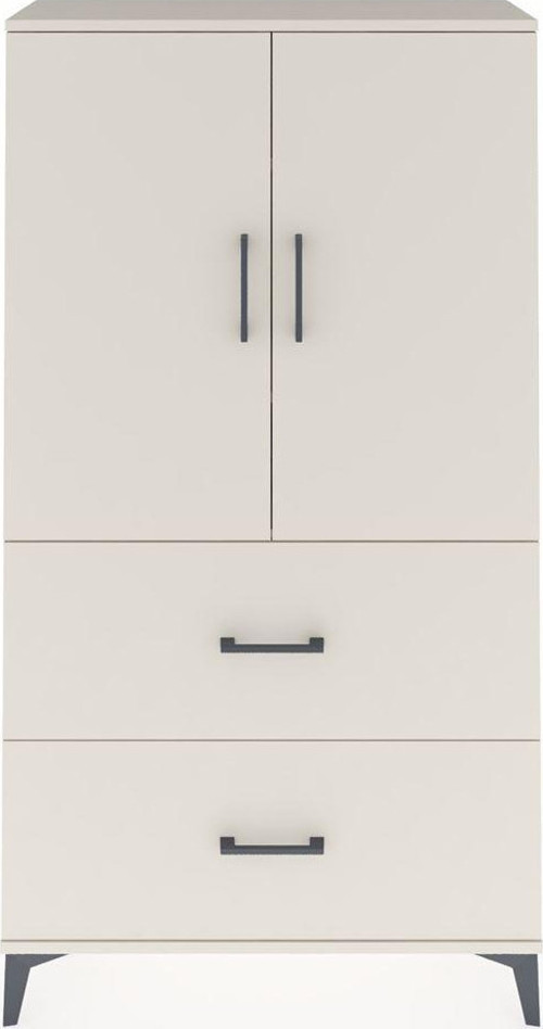 Arges Dolap 3 Raflı 2 Çekmeceli 2 Kapaklı 88x30x163 Aytaşı-Aytaşı