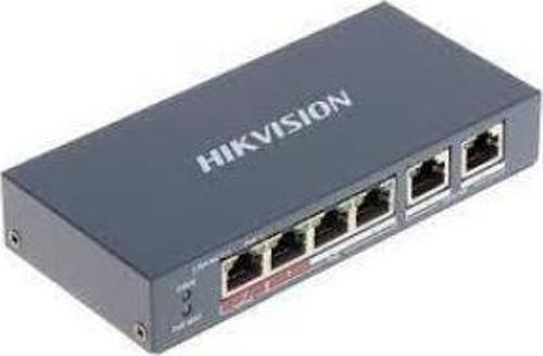 DS-3E0106P-E-M 4 Portlu 10-100 Fast Ethernet Switch- 4 Port Poe 35W