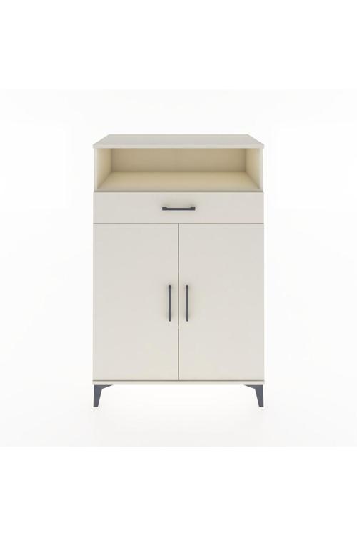 Hyperion Dolap 3 Raflı Tek Çekmeceli 2 Kapaklı 88x44x134 Aytaşı-Aytaşı