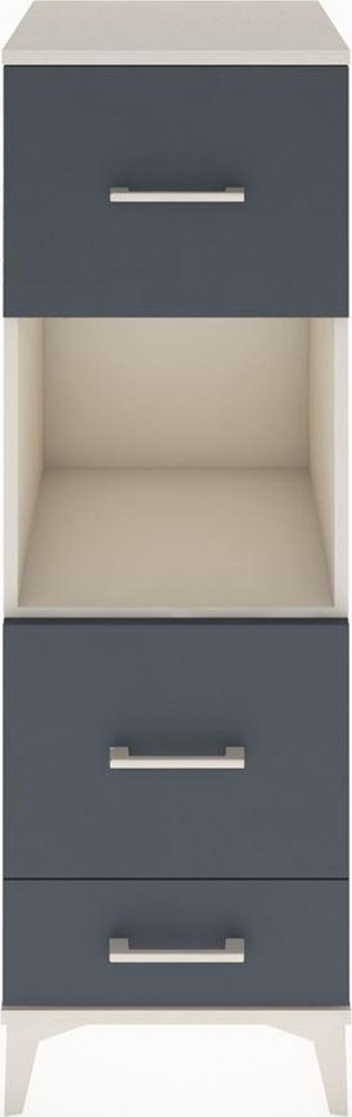 Hyperion Dolap Tek Raflı 3 Çekmeceli 44x44x134 Aytaşı-Antrasit
