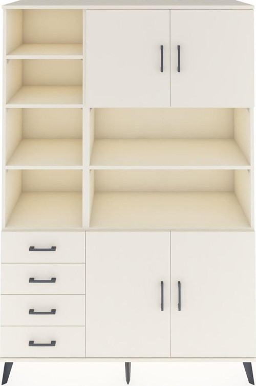 Hyperion Gardrop 9 Raflı 4 Çekmeceli 4 Kapaklı 132x44x195 Aytaşı-Aytaşı