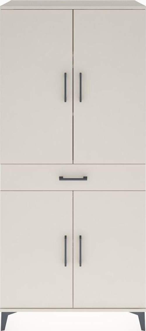 Hyperion Dolap 4 Raflı Tek Çekmeceli 4 Kapaklı 88x44x195 Aytaşı-Aytaşı