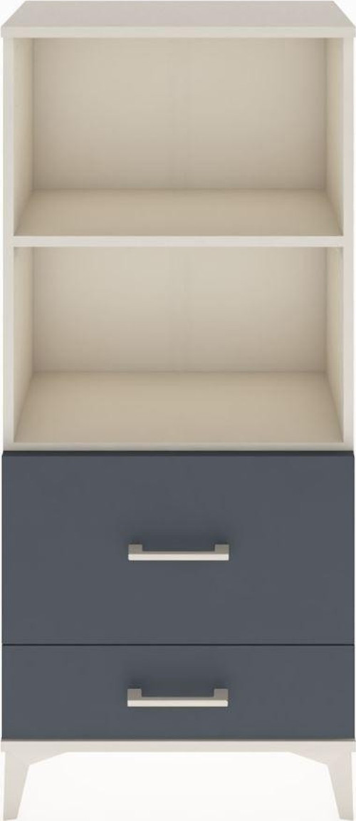 Hyperion Dolap 2 Raflı 2 Çekmeceli 60x44x134 Aytaşı-Antrasit