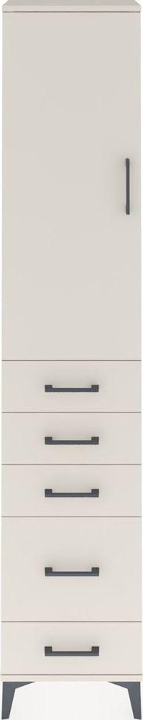 Arges Dolap 3 Raflı 5 Çekmeceli Tek Kapaklı 44x30x221 Aytaşı-Aytaşı