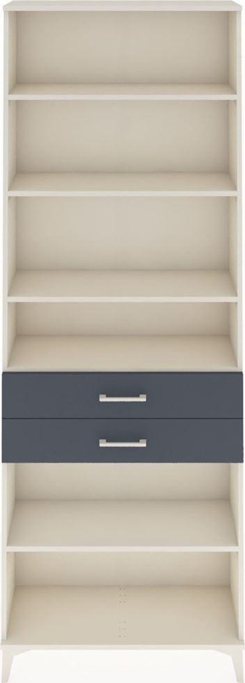 Arges Dolap 5 Raflı 2 Çekmeceli 88x30x243 Aytaşı-Antrasit
