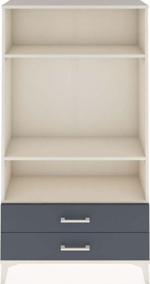 Arges Dolap 3 Raflı 2 Çekmeceli 88x30x163 Aytaşı-Antrasit