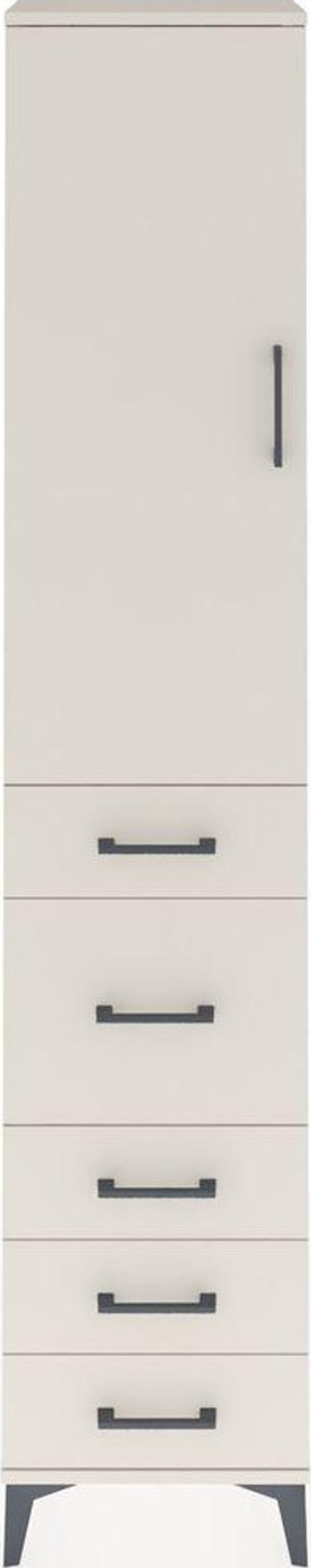 Arges Dolap 3 Raflı 5 Çekmeceli 1 Kapaklı 44 x 30 x 221 cm Aytaşı - Aytaşı