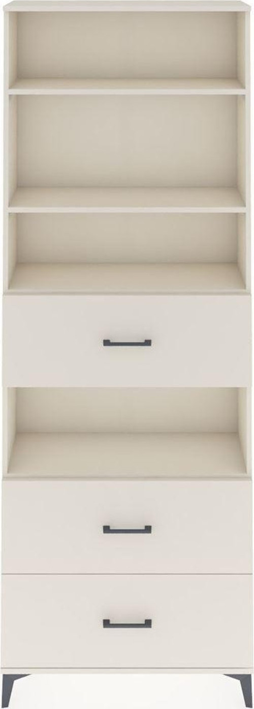 Arges Dolap 4 Raflı 3 Çekmeceli 88 x 30 x 243 cm Aytaşı - Aytaşı