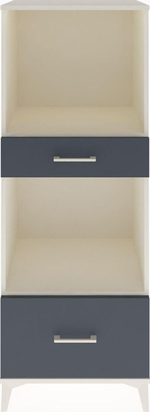 Hyperion Dolap 2 Raflı 2 Çekmeceli 60 x 44 x 163 cm Aytaşı - Antrasit