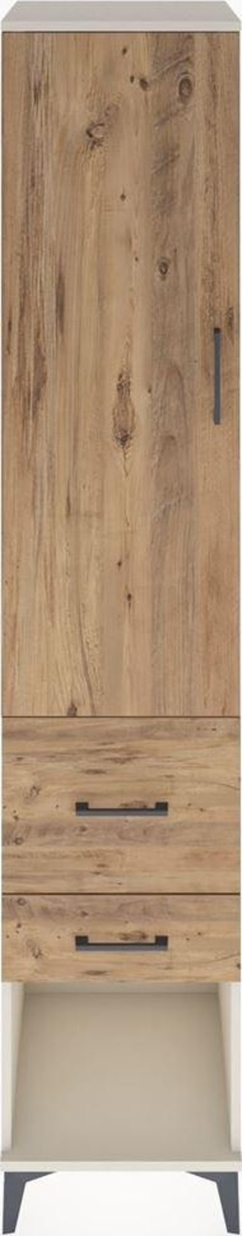 Hyperion Dolap 3 Raflı 2 Çekmeceli 1 Kapaklı 44 x 44 x 221 cm Aytaşı - Çam