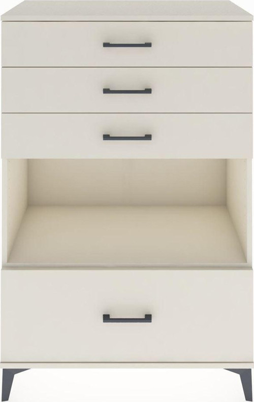Hyperion Dolap Tek Raflı 4 Çekmeceli 88x44x134 Aytaşı-Aytaşı