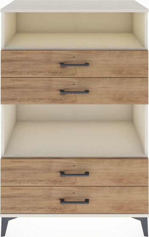 Hyperion Dolap 2 Raflı 4 Çekmeceli 88 x 44 x 134 cm Aytaşı - Çam