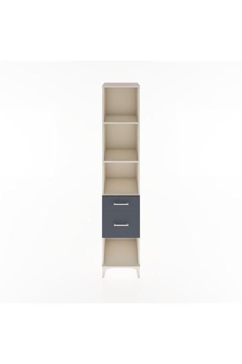 Hyperion Dolap 3 Raflı 2 Çekmeceli 44x44x221 Aytaşı-Antrasit