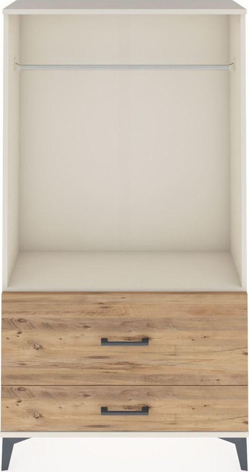 Arges Dolap 1 Raflı 2 Çekmeceli 1 Askılı 88 x 30 x 163 cm Aytaşı - Çam