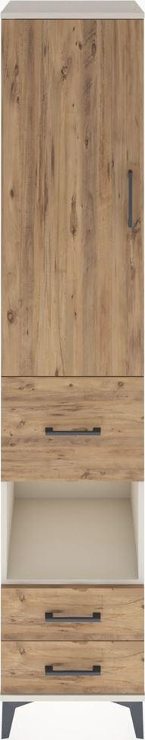 Hyperion Dolap 3 Raflı 3 Çekmeceli 1 Askılı 44 x 44 x 221 cm Aytaşı - Çam