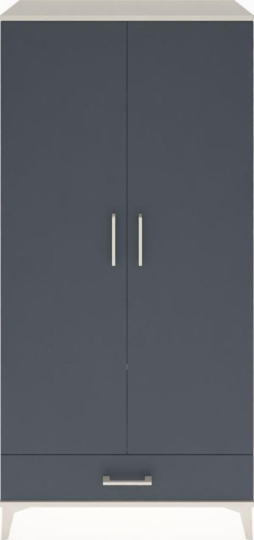 Hyperion Dolap 2 Raflı 1 Çekmeceli 1 Askılı 88 x 44 x 182 cm Aytaşı - Antrasit