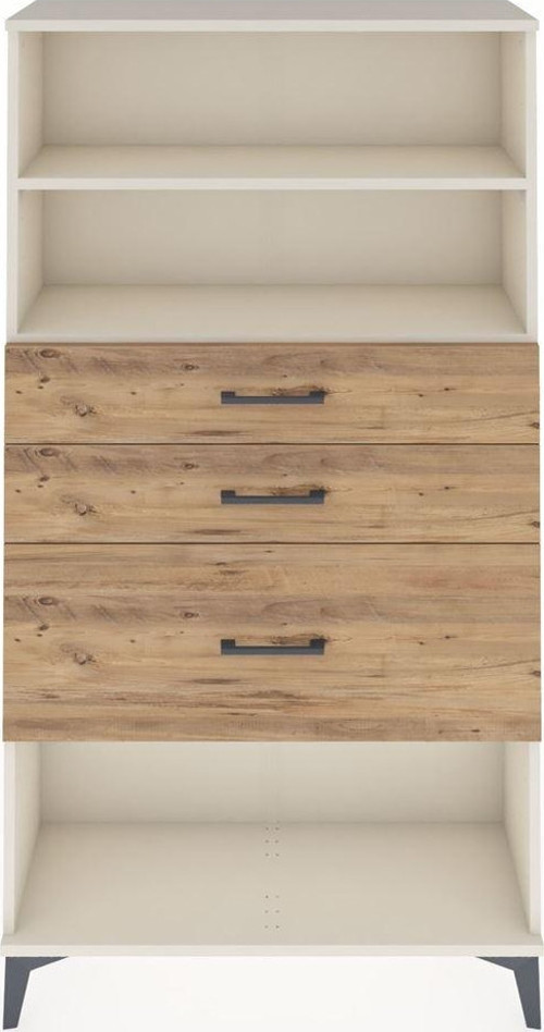 Arges Dolap 2 Raflı 3 Çekmeceli 88x30x163 Aytaşı-Çam