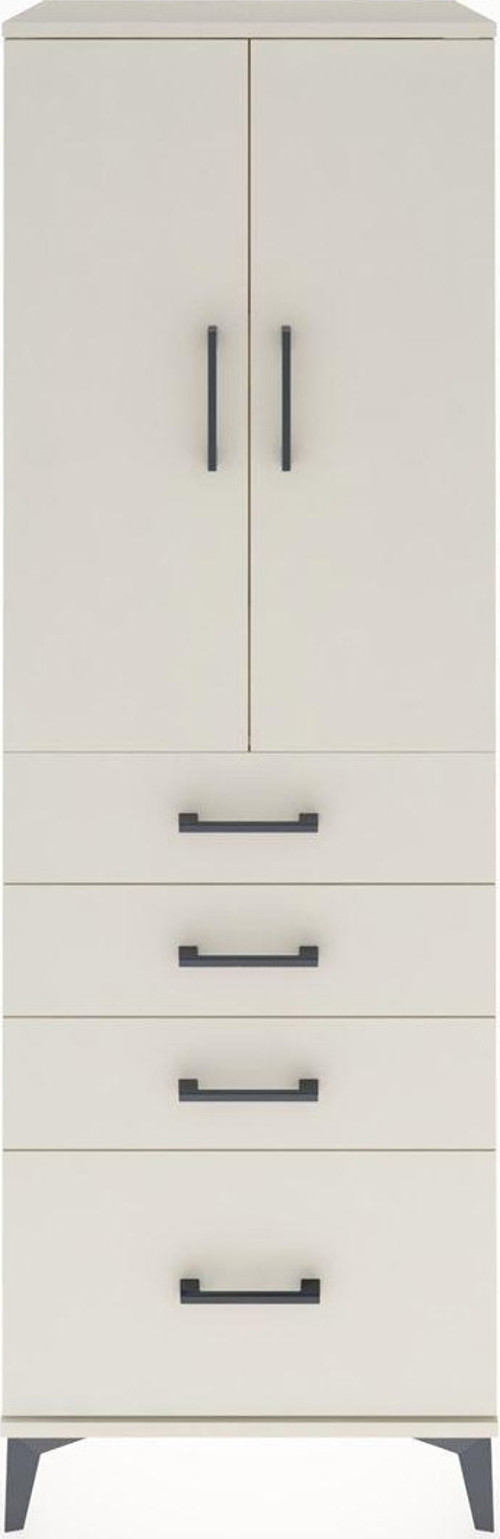 Hyperion Dolap 2 Raflı 4 Çekmeceli 2 Kapaklı 60x44x182 Aytaşı-Aytaşı